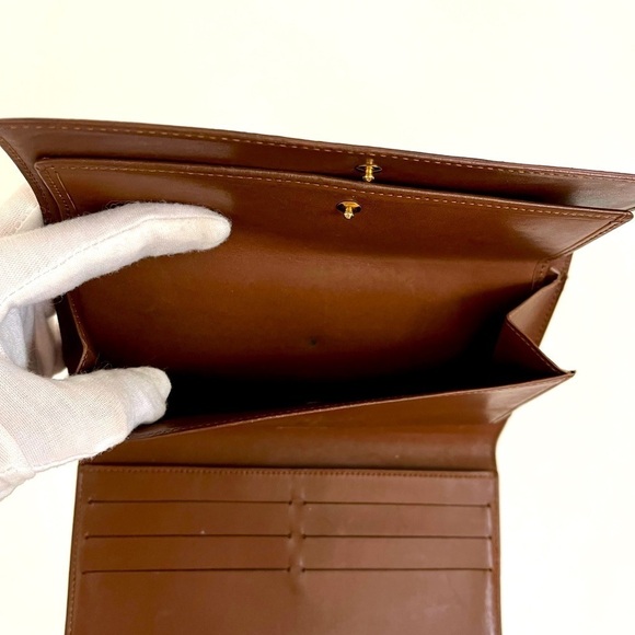 Louis Vuitton Bronze Vernis International Wallet Vintage Rare Color - Picture 8 of 14